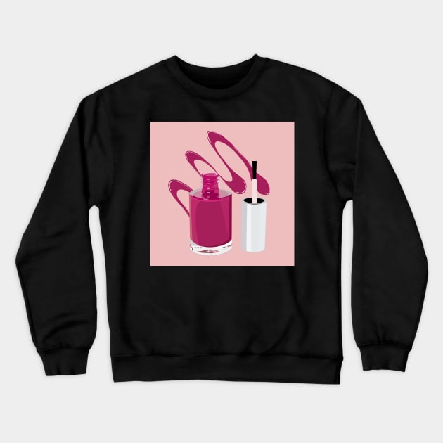 Nail Polish Crewneck Sweatshirt by smoochugs